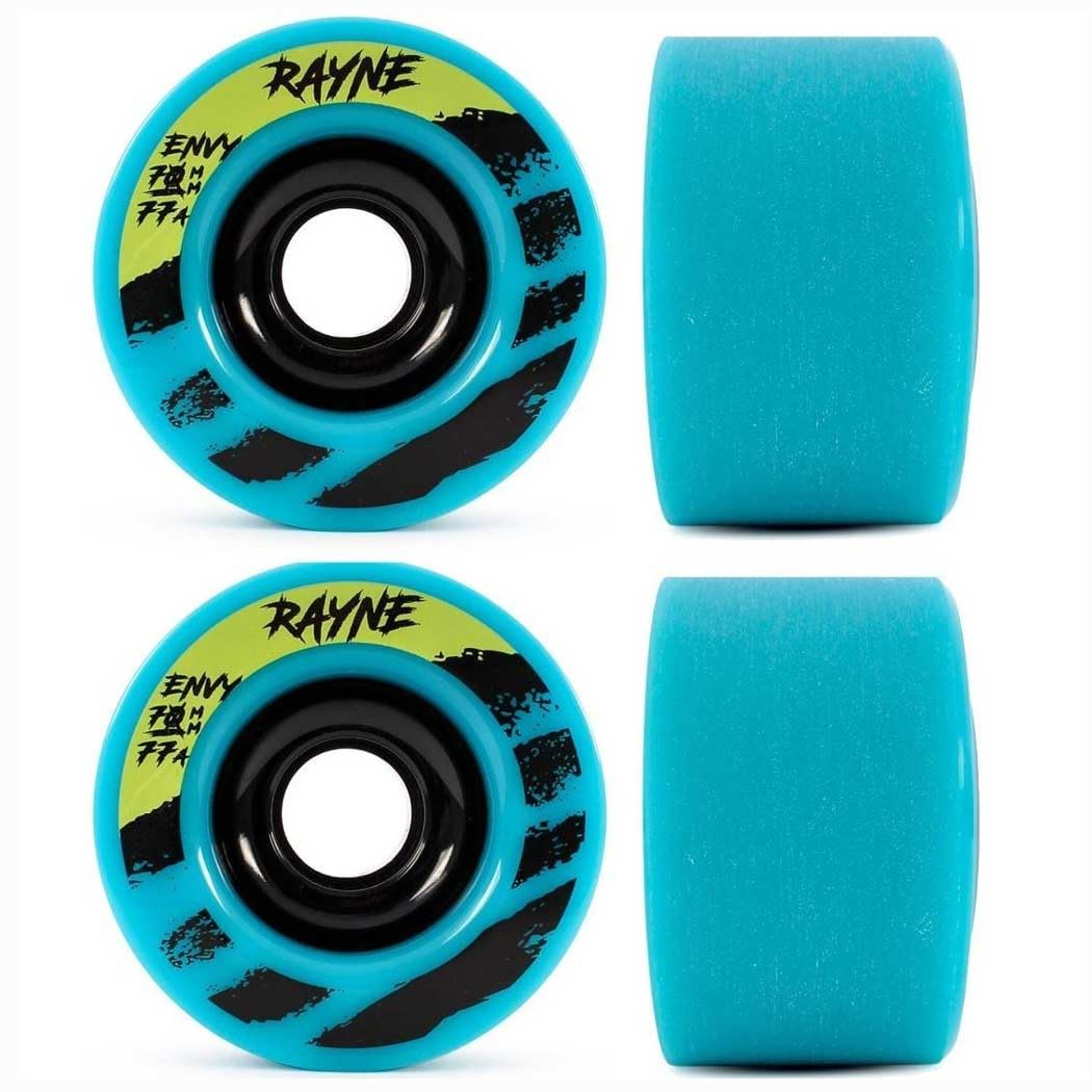 スケートボード Rayne Envy V2 70mm 77A Blue Jelly Rayne Envy 70 mm 80A Longboard Rodas azul-petróleo : Amazon.com.br